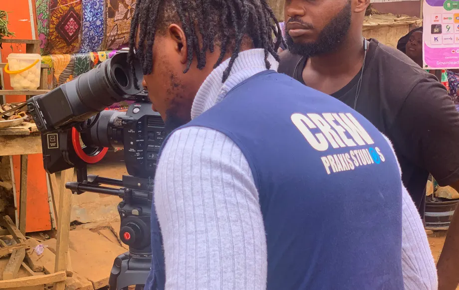 Praxis Studios media production team in Lagos