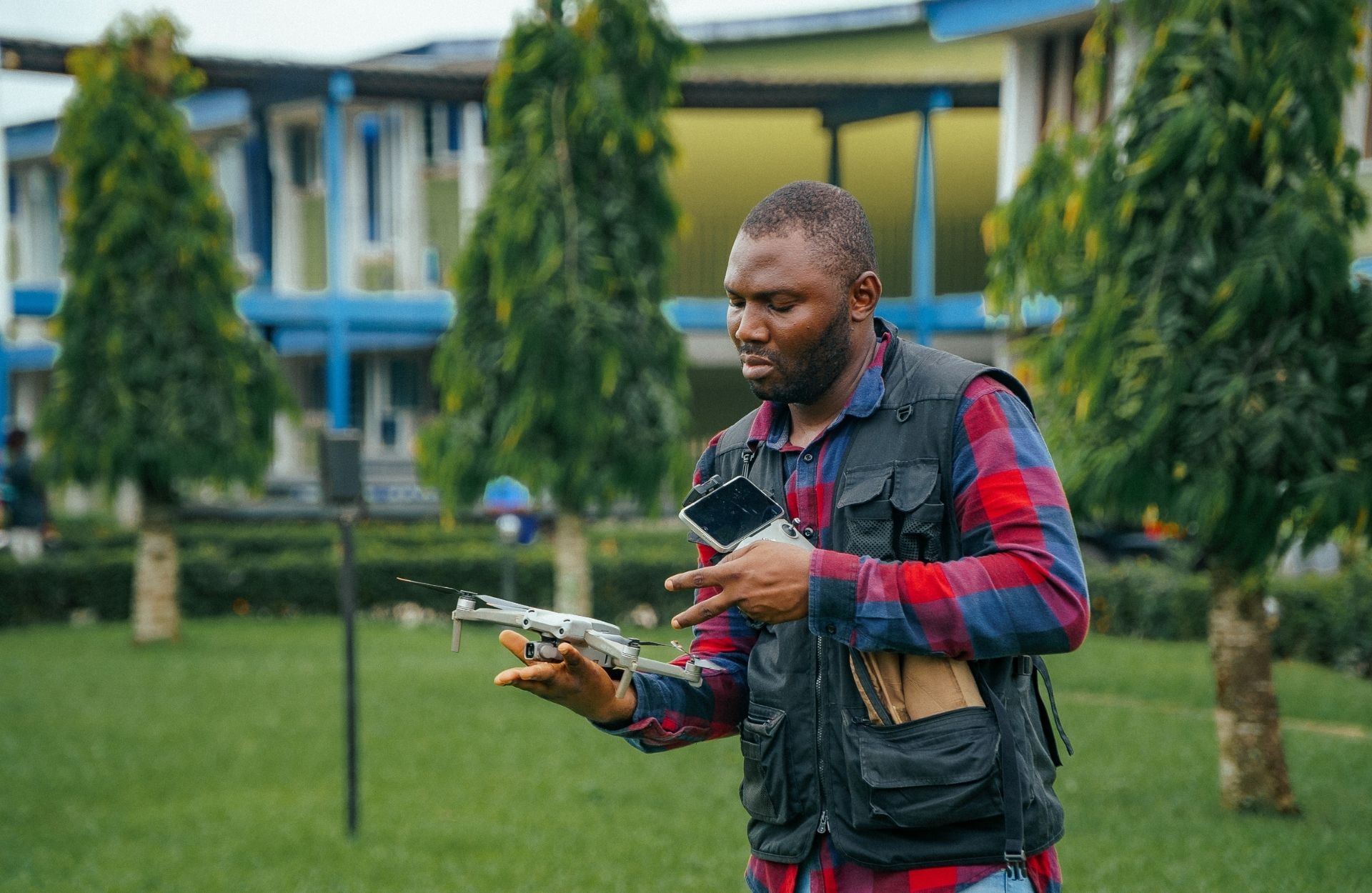 Professional drone pilot in lagos
