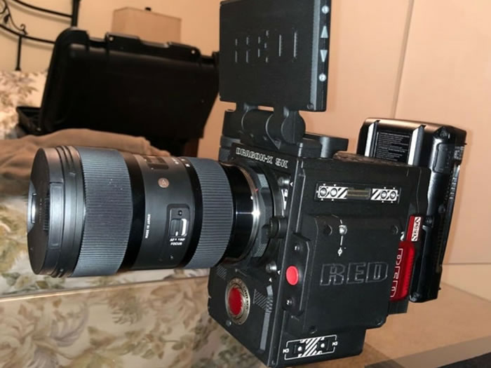 RED Dragon 6K Camera rent in Lagos.